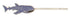 Shark 3 Hair Pins Set - Great White, Hammerhead, and Whale Shark Hair Accessories