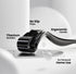 ROSELYNBOUTIQUE 540 Microneedle Derma Roller for Hair, Beard, Facial Skin, Cosmetic Beauty Instrument (Black)