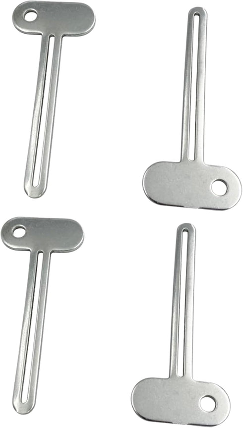 Luoyuanjia Toothpaste Squeezer, 4 Pcs Metal Manual Toothpaste Squeezer Roller Stainless Steel Tube