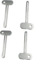 Luoyuanjia Toothpaste Squeezer, 4 Pcs Metal Manual Toothpaste Squeezer Roller Stainless Steel Tube