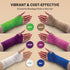 MEDca Self Adherent Cohesive Wrap Bandages, 2 Inches X 5 Yards, 6 Count (Rainbow Color)