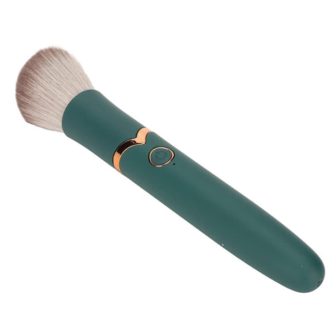 Electric USB Rechargeable Makeup Brush, 10 Gears Vibration for Liquid Powder Blusher Concealer, Waterproof