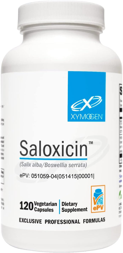 XYMOGEN Saloxicin - 120 Capsules, Antioxidant & Joint Support Supplement with Grape Seed Extract and Pomegranate