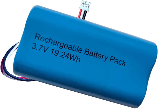 GYMIN 18650 1s2p 5200mAh 3.7v Rechargeable Lithium-ion Battery with PH2.0/3p Connector / 5C