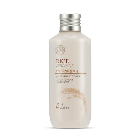 The Face Shop Rice Ceramide Moisturizing Toner | Rice Extract Toner for Face | Hydrating & Lightweight Face Moisturizer