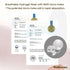 WELLDERMA Sapphire Collagen Face Mask - 4EA Premium Overnight Hydrogel Mask for All Skin Types with Niacinamide