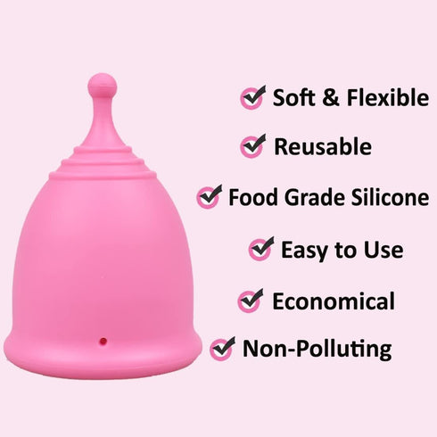 Pack 12 SHORDY Menstrual Cups (Large), Single with Box, Soft & Flexible, Copa Menstrual Kit for Women Upto Hours