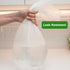 7-10 Gallon Clear Garbage Bags, 110 Bags, 29" x 24" Extra Large Medium Kitchen Trash Can Liners for Home and Office