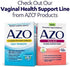AZO Yeast Plus Dual Relief Tablets, FSA/HSA Eligible, 60 Count, Yeast Infection and Vaginal Symptom Relief