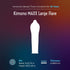 Pack 12 Kimono MAXX Large Flare Condoms of - Premium Lubricated Natural Latex Condoms, Thin, Unique Flared Design