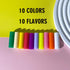 120PCS Aligner Chewies,10 Mix Colors Chew for Invisalign Aligners,Orthodontic Silicone Chompers Aligner Trays Seaters