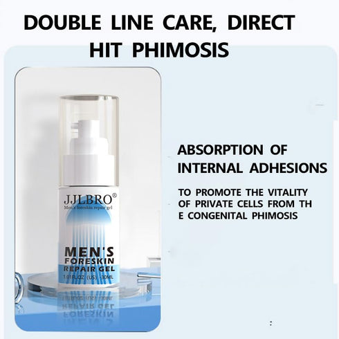 JJLBRO Men's Foreskin Repair Gel - Extra Power Strength Men Enlargement Essential Cream - Men's Strengthening Massage