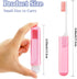 Travel Toothbrush Set, 3PCS Mini Soft Portable Toothbrush with Cover, Individually Wrapped for Camping Home
