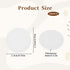 SynHHergyx 100 1 Inch Diffuser Refill Pads, Pcs Round Essential Oil Diffuser Pads Mini Microfibre Perfume Diffuser-Pad