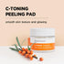 Nightingale C-toning Peeling Pads with Vitamin Complex + AHA·BHA·PHA + Niacinamide, Exfoliating Peel Pads, Sebum Care, Improve Skin Texture, Hypoallergenic, Fragrance & Alcohol Free, Vegan Pads