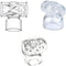 NUHUi 3 Pcs Handheld Magic Wand Attachments Accessories Massage Stick Headgear Massager Cap