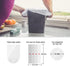 Teivio 5 Gallon Strong Trash Bags, 330 Counts, Clear Garbage Bags for Home Office Kitchen
