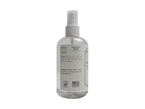 OAK & SAGE 8oz 100% Homeopathic Feet Ache Relief - Unscented - - Herbs, No Alcohol, No Chemicals
