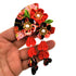 Japanese Style Women Flower Hair Clip, Kimono Decor Fabric Hanfu Hairpin for Christmas Party Costume Gift