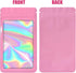 100-pack 6×6 inch Mylar Bags with Clear Window, Holographic Resealable Packaging for Jewelry, Candy, Food Supplies