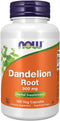 NOW Supplements Dandelion Root 500 mg - Herbal Supplement - 100 Veg Capsules