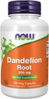 NOW Supplements Dandelion Root 500 mg - Herbal Supplement - 100 Veg Capsules