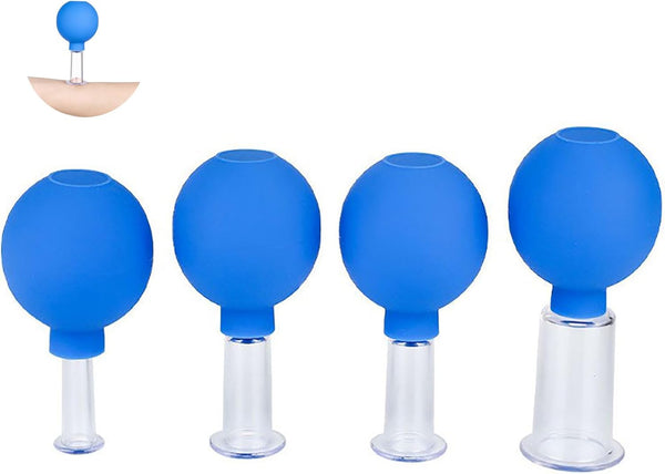 Facial Cupping Therapy Set Plastics, Eye Face Vacuum Massage Anti Cellulite Cup