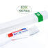 ECO Amenities Travel Toothbrush Kit - Manual Disposable Toothbrush with Toothpaste, 100 Sets