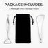 xaytsut 2-Pack 2-in-1 Set, Acupuncture Pen Stainless Steel Gua Sha Scraper & Dual-Ended Fascia Release Tools, Large