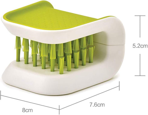 Blade Brush Knife Cleaner - Double Sided Utensil Scrubber for Chopsticks, Forks, and Knives