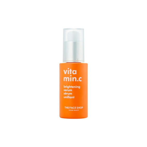 The Face Shop Vitamin C Skin Brightening Serum - Brighten Complexion, Fade Dark Spots, Improve Uneven Skin Tone