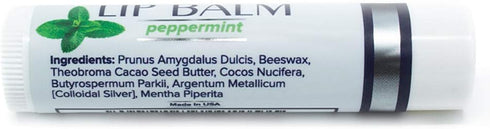 Silver Miracles Colloidal Silver Peppermint Lip Balm, 1