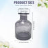 QUUPY 1PCS 150ml/5oz Sets Empty Refillable Glass Diffuser Bottle Exquisite Essential Oils Container for DIY Replacement