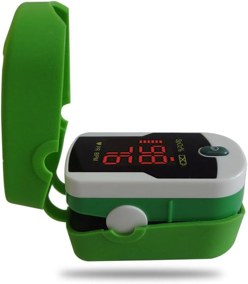 Concord Emerald Fingertip Pulse Oximeter with Reversible Display and Carrying Case