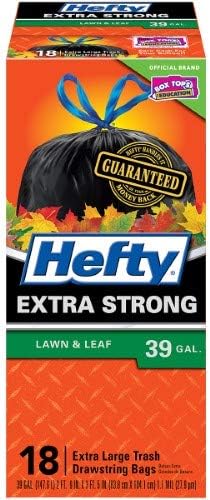TRASH BAG CNCH39GL 18CT by Hefty