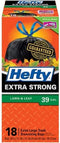 TRASH BAG CNCH39GL 18CT by Hefty