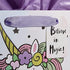 Bobobag 13" Large Gift Bag with Tissue Paper for Girls Happy Birthday Gift Bags (Unicorn)