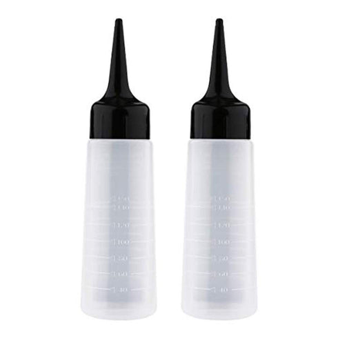 Yebeauty Hair Color Applicator Bottle, 2 Pack Squeeze Bottle 150ml/5 Ounce with Angled Tip
