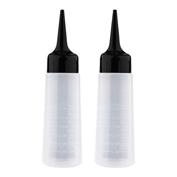 Yebeauty Hair Color Applicator Bottle, 2 Pack Squeeze Bottle 150ml/5 Ounce with Angled Tip
