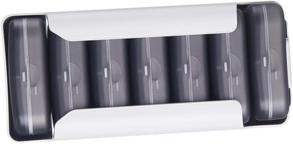 Ipetboom Portable Travel Medication Organizer Case 42 Compartments 7-Day Pill Storage Box Random