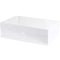 Purple Q Crafts White Hard Gift Box, 14" x 9" x 4" Rectangle Favor Box with Magnetic Closure Lid