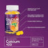 Sugar Free Calcium Gummy Bites, Plus 400 IU Vitamin D3, Bone Health & Immune Support, 120 Gummies