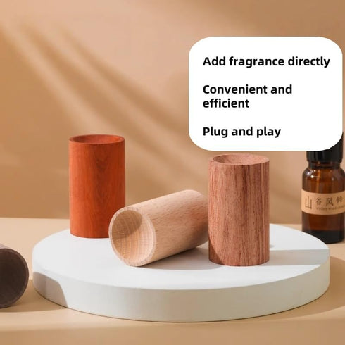 HEEPDD Set 15 8 1.5 Inch Wooden Essential Oil Diffuser Mini Units for Car Office Spaces Hour Continuous Mist Size