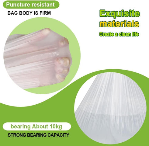 SWIHELP Tall Kitchen Trash Bags, 13 Gallon Garbage Bags, 50 Liters, Plastic Liners for Home, Office, Outdoor