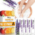 Pedicure Kit Foot Soak Set: Bubble Salt, Sugar Scrub, Massage Mask, Lotion, 4 Step Foot Spa Kit for Dry Feet (3 Set