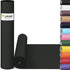 Black Wrapping Paper Roll, 17.5"x456" Graduation Paper for Bouquet Flower Birthday Gift Wrap, Arts Crafts