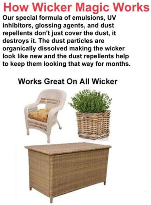 SCREEN MAGIC WM32T 2 Pack Wicker Magic Cleaner Trigger Sprayer