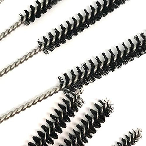 Nylon Cleaning Brush Set, 25pcs Tube Brush for Drink Straws, Hummingbird Feeders, Airbrushes, Keyboards