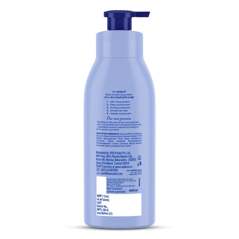Nivea Smooth Milk Body Lotion 400ml for Dry Skin