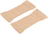 2-in-1 Women's Elastic Compression Arm Sleeves, Slimming Shapers for Weight Loss & Sport Fitness, Black + Nude